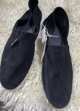 Нові класні модні туфлі балетки із замші 42 розмір10 фото