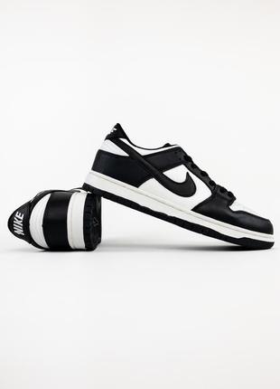 Nike dunk low black white retro