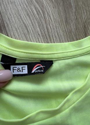 Спортивная футболка f&f active беговая р.xs/s9 фото