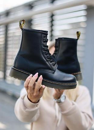 Черевики мартинсы зимові dr. martens 1460 black fur ❄️чоботи