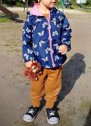 Ветровка для девочки, куртка весенняя р.984 фото