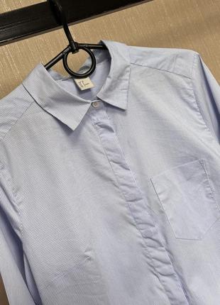 Нова бавовняна рубашка, сорочка h&m6 фото