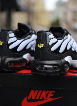 Кроссовки nike air max plus tn white/black7 фото