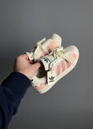 Adidas superstar cappuccino pink⚡️    женские спортивные кроссовки женкие демисезонные спортивные кроссовки6 фото