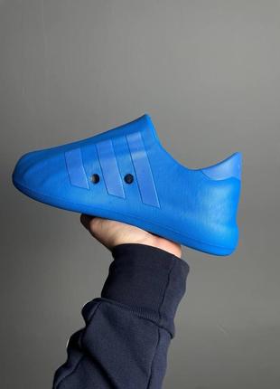 Мужские тапочки резиновые модель 2024 джерские сандали adidas adifom superstar blue8 фото