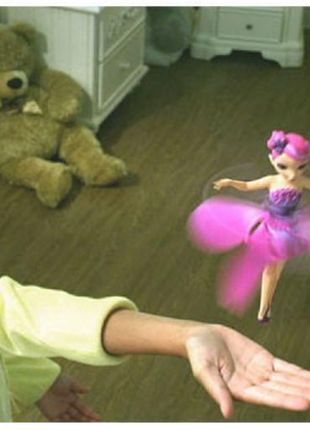 Літаюча лялька фея flying fairy | іграшка для дівчаток5 фото