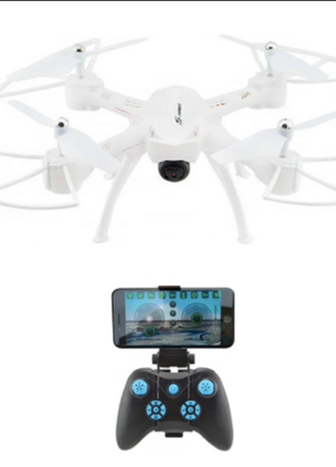 Квадрокоптер quadcopter d11 wi-fi з можливістю установки камери