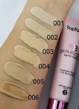 Тональний крем topface bb skin editor matte finish foundation2 фото