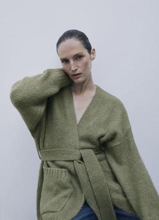 Стильний оверсайз кардиган zara нова колекція