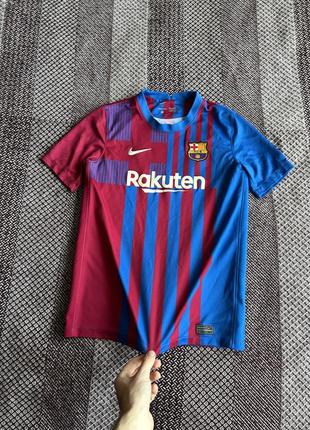 Nike x barca football jersey футбольна форма оригінал б у3 фото