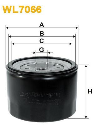 Фильтр масляный bedford midi / euro-midi; isuzu midi wix filters - (wl7066)