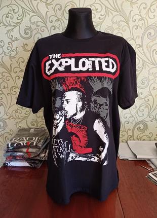 The exploited футболка. металл мерч
