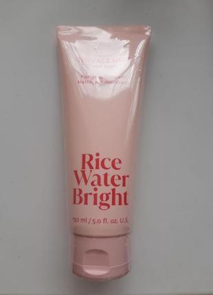 Корейська пінка для вмивання the face shop rice bright water cleansing foam 150 мл
