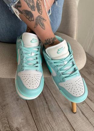 Nike dunk low twist turquoise/white3 фото