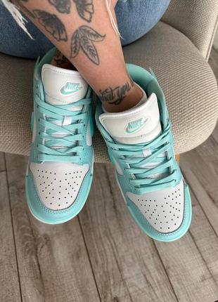 Nike dunk low twist turquoise/white5 фото