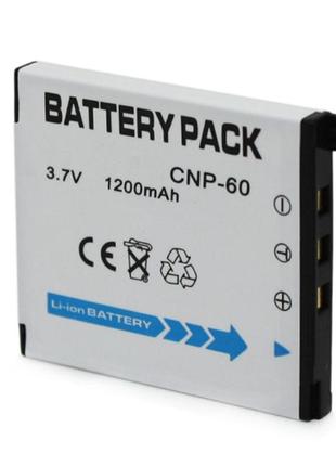 Акумулятор np-60 (cnp-60) для фотоапаратів casio - аналог 1200 ма