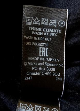 Черная базовая стречевая майка marks and spencer 8 uk3 фото