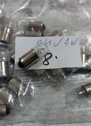 Лампа габарит и панели приборов ва9s 4w 24v, 4w