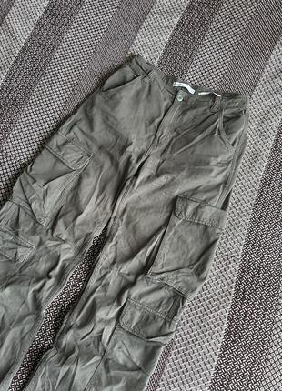 Bershka y2k cargo multipocket pants брюки унисекс оригинал бы у3 фото