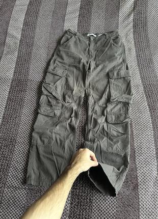 Bershka y2k cargo multipocket pants брюки унисекс оригинал бы у4 фото