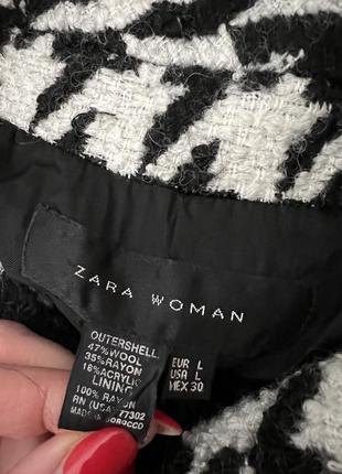 Білий жіночий жакет піджак однотонний блейзер розмір л кардиган гусячі лапки піджак із поясом4 фото