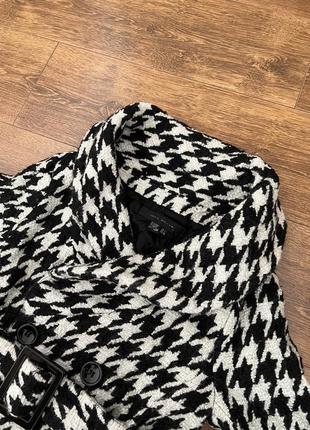 Білий жіночий жакет піджак однотонний блейзер розмір л кардиган гусячі лапки піджак із поясом8 фото