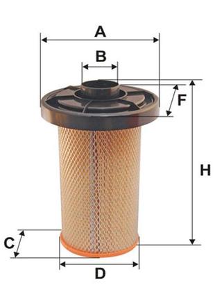 Фільтр повітряний citroen fiat peugeot — wix filters — (wa6036)