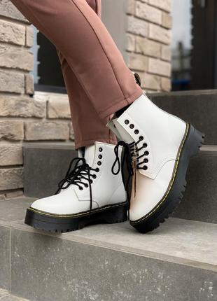 ❄️dr.martens jadon fur❄️женские ботинки на платформе доктор мартинс