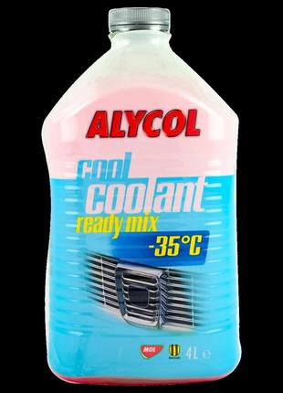 Жидкость охлаждающая mol alycol cool ready -35°c антифриз розовый 4 л - (19010017)