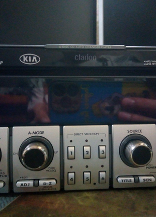 Kia clarion wxz468rmp mp3 6-disc cd changer.
оригінал