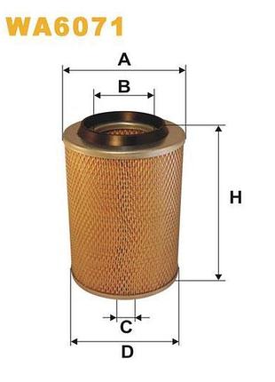Фильтр воздушный mercedes mb (631) wix filters - (wa6071)