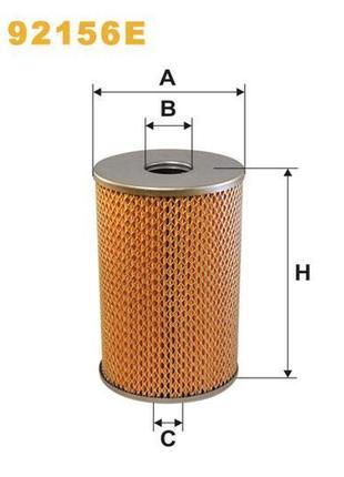 Фильтр масляный fmz plock bizon, bizon bsz110, bizon gigant, bizon rekord, bizon super wix filters - (92156e)