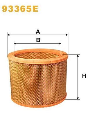 Фильтр воздушный autosan h; fmz plock bizon, bizon rekord, bizon super; fadroma wroclaw - wix filters (93365e)
