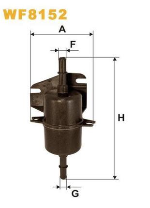 Фильтр топливный fiat albea, palio, seicento, siena, strada, uno - wix filters (wf8152)