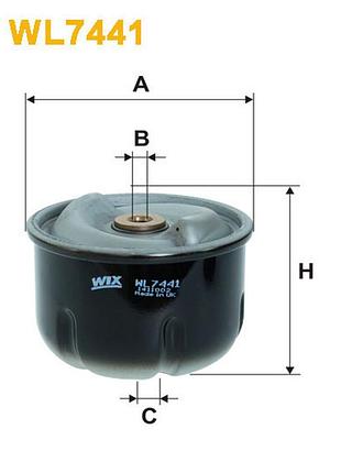 Фильтр масляный wix filters (wl7441) - ford transit (07) / landrover defender (90-), discovery ii
