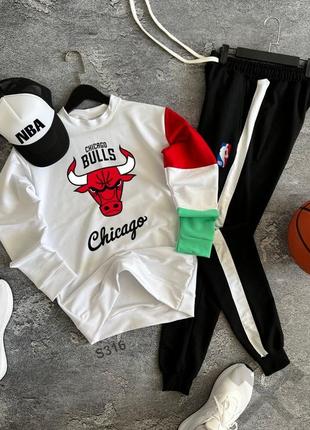 Кепка в подарок 🎁 мужской спортивный костюм комлект chicago bulls nba