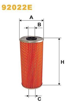 Фільтр оливний m.a.n. 19t, 23t, 24t, 26t, 27t, 32t, 33t, 35t, 41t, f2000/f2000 evolution wix filters (92022e)