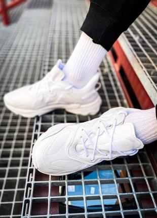 Мужские кроссовки adidas ozweego white leather