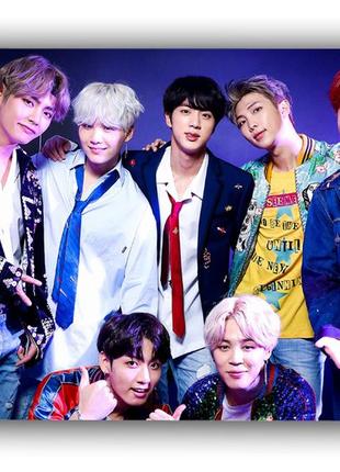 Килимок комп'ютерний bts бтс bangtan boys 18х22 см (k013)