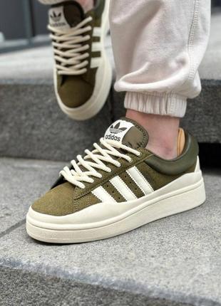 Кроссовки adidas campus light wild moss