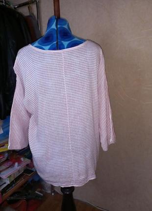 Льняная блузка итальялия 48-50 размер3 фото
