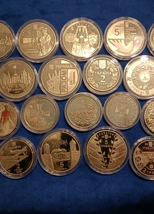 Повний набір пам'ятних,ювілейних монет нбу 2020 рік2 фото