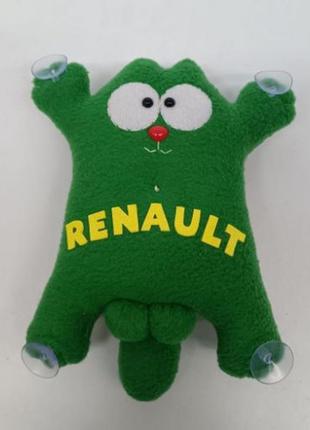 Кіт іграшка renault (на лобове скло), зелений