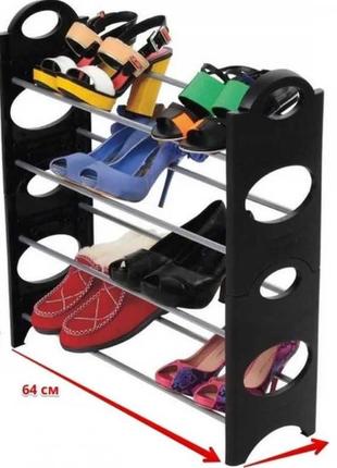 Стійка для взуття shoe rack 12 пар полиця для зберігання взуття4 фото