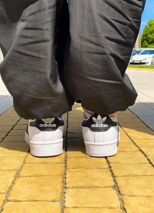 Adidas superstar white black6 фото