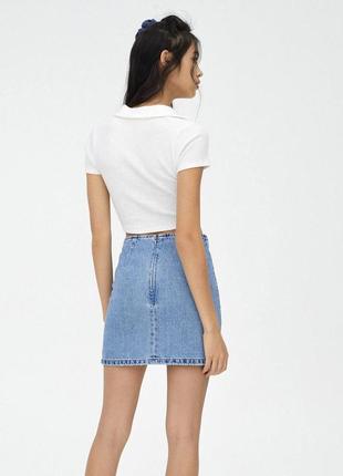 Джинсовая юбка pull &amp; bear 3