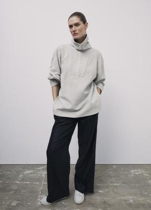 Zara свитшот с молнией 6