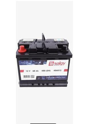 Акумуляторна батарея solgy 60ah/480a (242×175×190/+l)