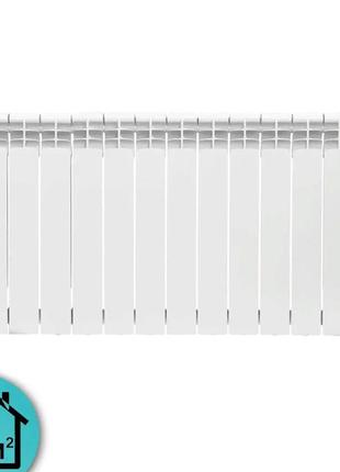 Электрорадиатор electro.12s+ плюс 500/100 (200вт) программатор 1300вт  с настенными креплениями