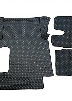 Коврик эко-кожа man tgx (автомат + 1 ящик) серый (st)